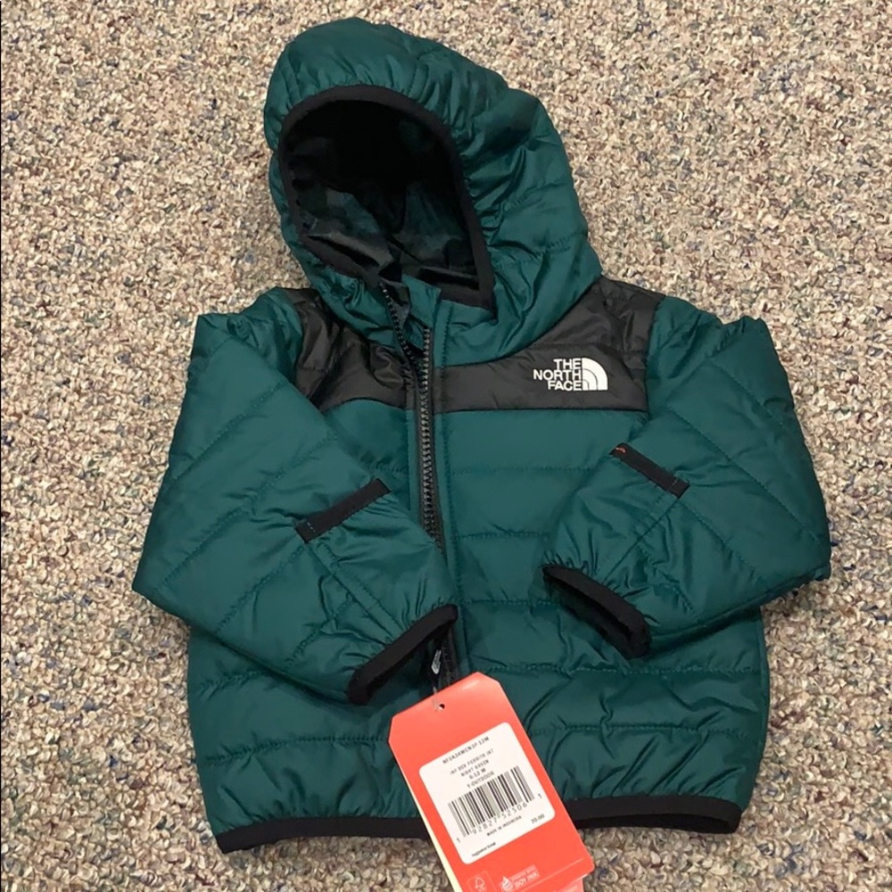North face baby winter reversible jacket